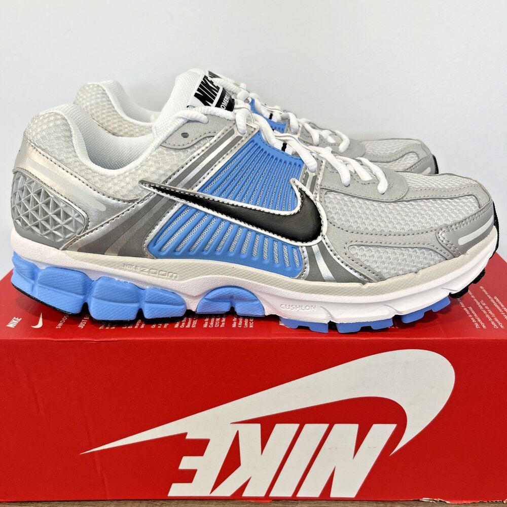 Nike Zoom Vomero 5 Running Shoes Blue Silver New FJ4151-101 Men's Size 9.5